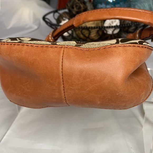 Coach Vintage Authentic Leather and Canvas Bag - Picture 5 of 10